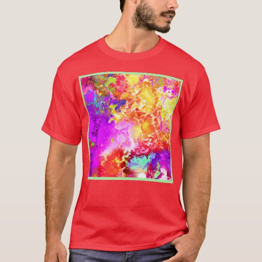 芸術的抽象芸術の爆発 Tシャツ (正面)