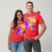 芸術的抽象芸術の爆発 Tシャツ (ユニセックス)