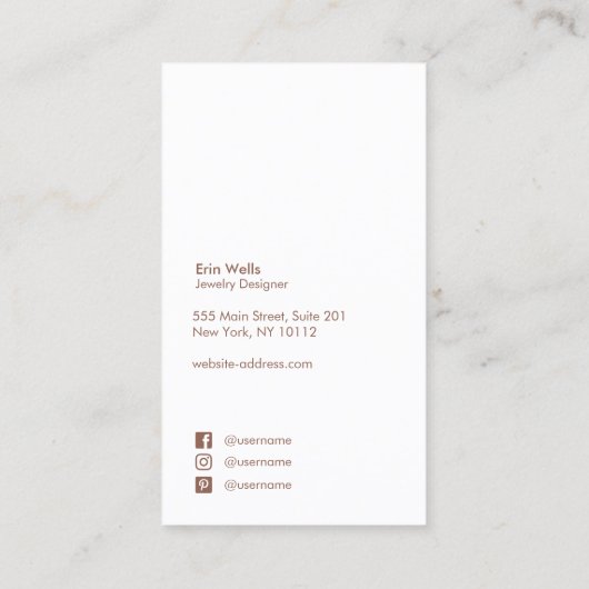 芸術的抽象芸術グラデーションの水色 名刺 (裏面)