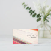 芸術的抽象芸術水彩画 名刺 (スタンド正面)