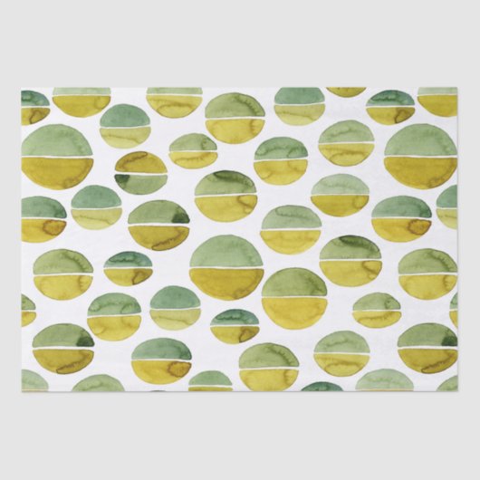 芸術的抽象芸術絵画シェイプの水色 薄葉紙 (正面)