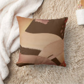 芸術的抽象芸術 |ニュートラル自然カラーパレット クッション (ブランケット)