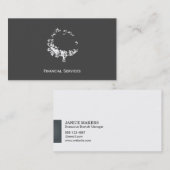 芸術的木（白） 名刺 (正面/裏面)