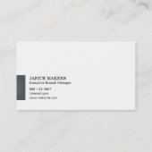 芸術的木（白） 名刺 (裏面)