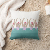 芸術的泳ぐ人 |シンクロスイミングデザイン クッション (ブランケット)