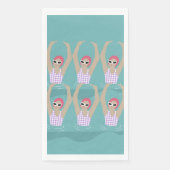 芸術的泳ぐ人 |スイミング芸術的イラストレーション (正面)