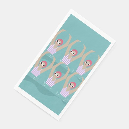 芸術的泳ぐ人 |スイミング芸術的イラストレーション (コーナー)