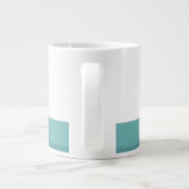 芸術的泳ぐ人 |スイミング芸術的イラストレーション ジャンボコーヒーマグカップ (裏面)