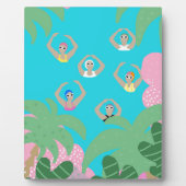 芸術的泳ぐ人 |スイミング芸術的イラストレーション フォトプラーク (正面)