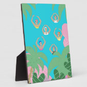 芸術的泳ぐ人 |スイミング芸術的イラストレーション フォトプラーク (側面)