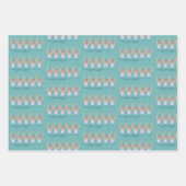 芸術的泳ぐ人 |スイミング芸術的イラストレーション ラッピングペーパーシート (正面)