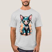 芸術的猫 Tシャツ (正面)