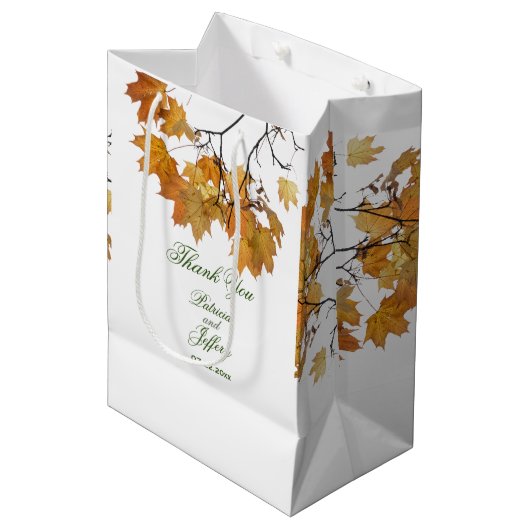 芸術的紅葉結婚の中抱き枕 ミディアムペーパーバッグ (正面アングル)