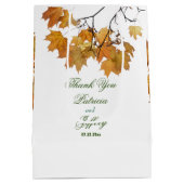 芸術的紅葉結婚の中抱き枕 ミディアムペーパーバッグ (裏面)