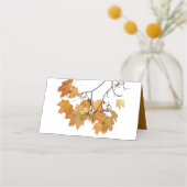 芸術的紅葉結婚座席表 プレイスカード (裏面)