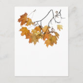 芸術的結婚紅葉 エンクロージャーカード (裏面)