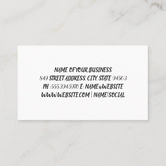 芸術的絵を描線の背景 名刺 (裏面)