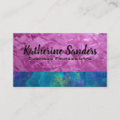 芸術的絵を描線の背景 名刺 (正面)