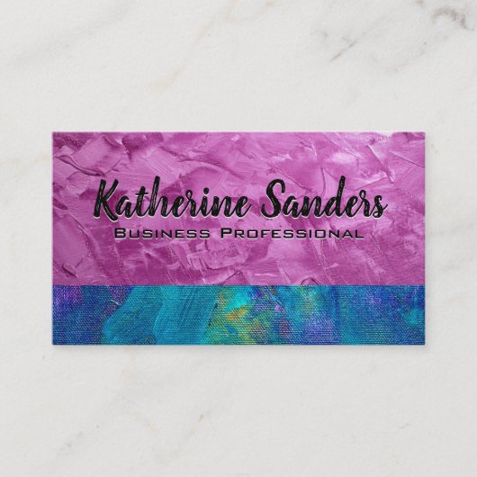 芸術的絵を描線の背景 名刺 (正面)