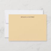 芸術的緑茶の水彩手絵を描 出欠カード (裏面)