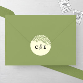 芸術的線離れ結婚の ラウンドシール