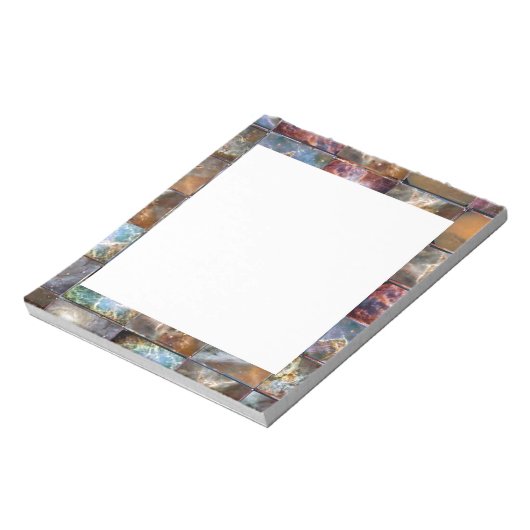 芸術的縁ど – テキストまたはイメージの追加 ノートパッド (回転)