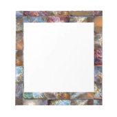 芸術的縁ど – テキストまたはイメージの追加 ノートパッド (正面)