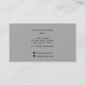 芸術的色彩の鮮やか抽象芸術水色 名刺 (裏面)