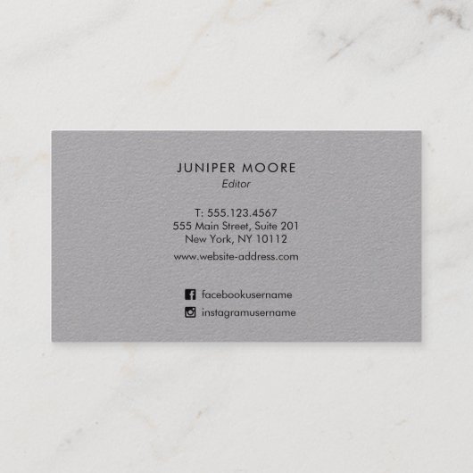 芸術的色彩の鮮やか抽象芸術水色 名刺 (裏面)