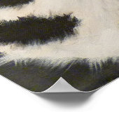 芸術的色彩の鮮やか虎の眼デザイン ポスター (角)