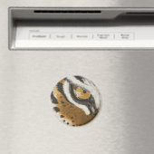 芸術的色彩の鮮やか虎の眼デザイン マグネット (インサイチュ (食洗機))