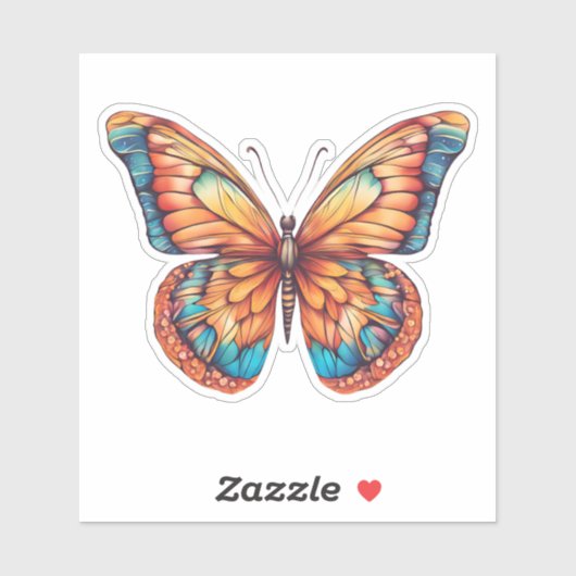 芸術的蝶の防水 シール (シート)