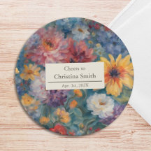 芸術的開花ヴィンテージフローラ退職パーティー