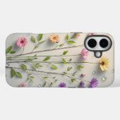芸術的開花：水色iPhoneケース Case-Mate iPhoneケース (裏面 (横))