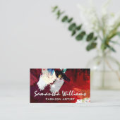 芸術的 | アートストロモダンークエクスチャ 名刺 (スタンド正面)