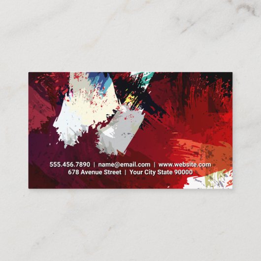 芸術的 | アートストロモダンークエクスチャ 名刺 (裏面)