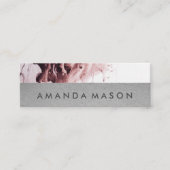 芸術的 |インテリアデザイン |抽象芸術アート スキニー名刺 (正面)