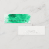 芸術的 |インテリアデザイン |抽象芸術アー絵を描ト スキニー名刺 (正面/裏面)