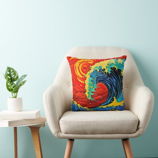 芸術的 クッション (椅子)