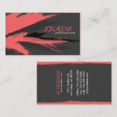 芸術的 名刺 (正面/裏面)