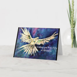 芸術的Dove Christmas Card, Uplifting art card シーズンカード