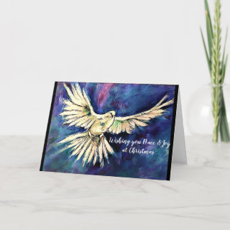 芸術的Dove Christmas Card, Uplifting art card シーズンカード