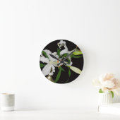 芸術的Lily Collection-1 ラウンド壁時計 (ホーム)