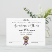 芸術祭賞状 (スタンド正面)