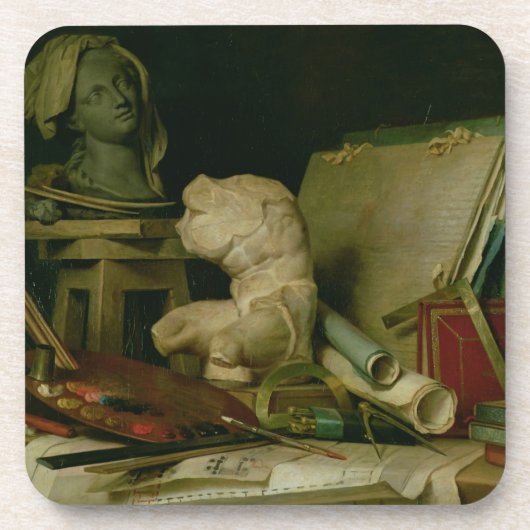 芸術1769年の属性(キャンバスの油) コースター (正面)