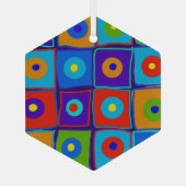 芸術 ガラスオーナメント (裏面)