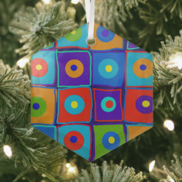 芸術 ガラスオーナメント