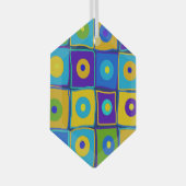 芸術 ガラスオーナメント (正面右)