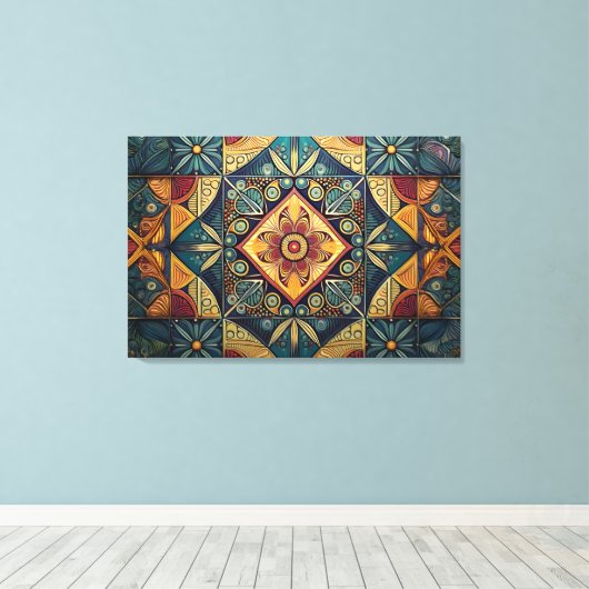 芸術 キャンバスプリント (インサイチュ (ウッドフロア))