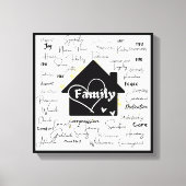 芸術 キャンバスプリント (正面)